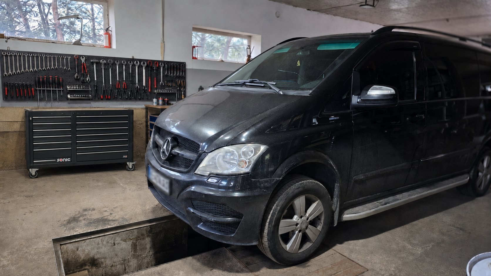 Mercedes-Benz Vito у цеху CarService PointG
